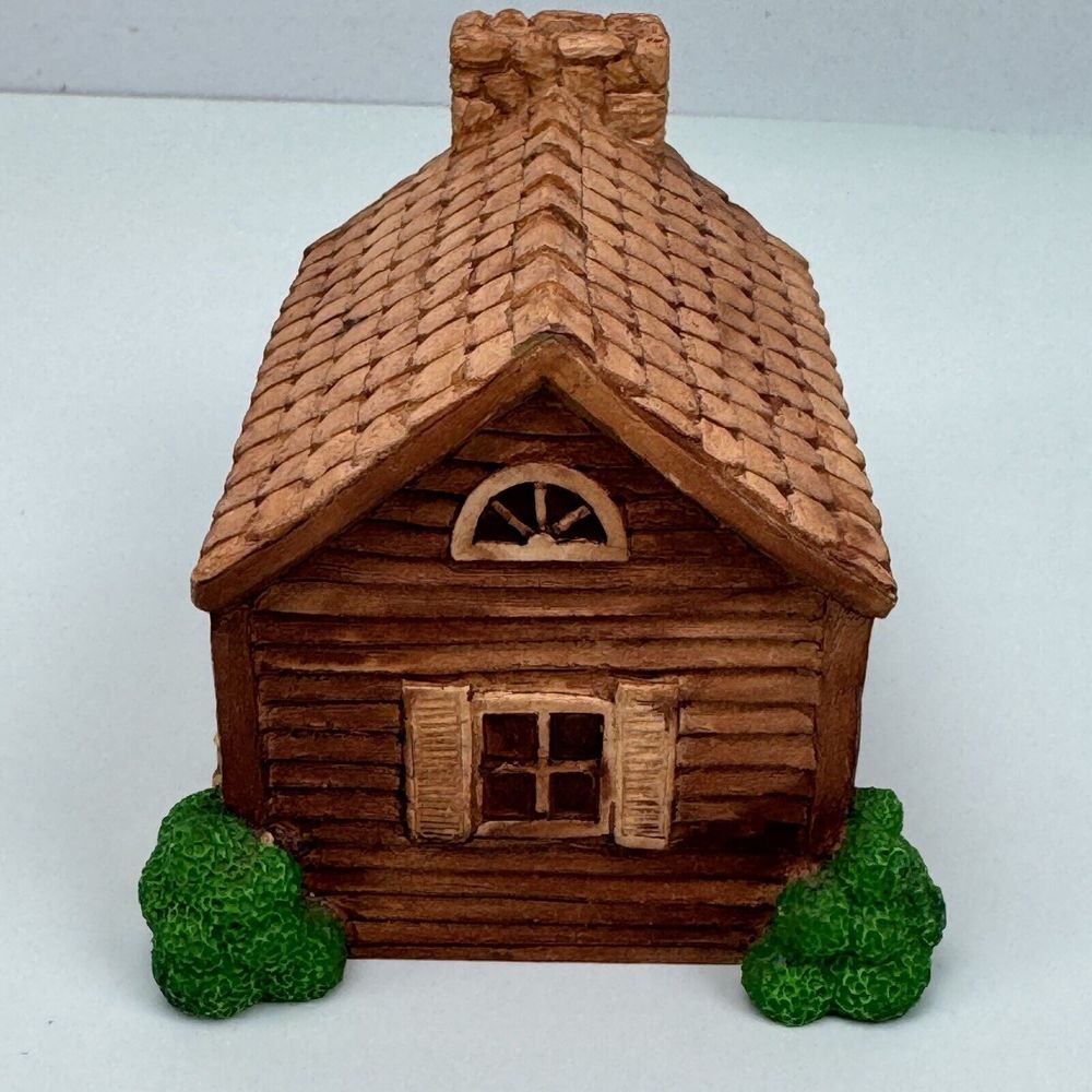 Hudson Porcelain Home Sweet Home Figurine Handpainted VTG 1983 Country Cottage‎ - Picture 8 of 15